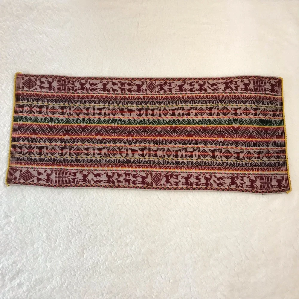 Peruvian Table-Runner Decorative Colorful‎ Woven